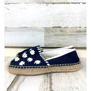 Jack Rogers Women’s 7 Midnight Navy Miss Palmer Espadrille Slip On Shoes NEW